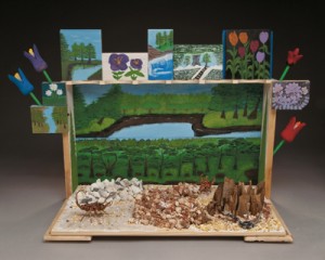 Work in the "Invisible Odyssey" Exhibit at the Vermont Folklife Center
