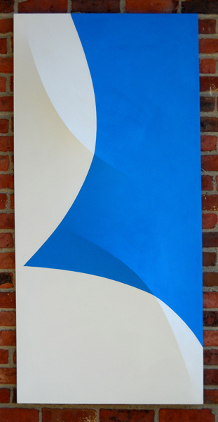 Blue to the Fourth by Will Patlove (52"x25", acrylic on canvas, 2009)